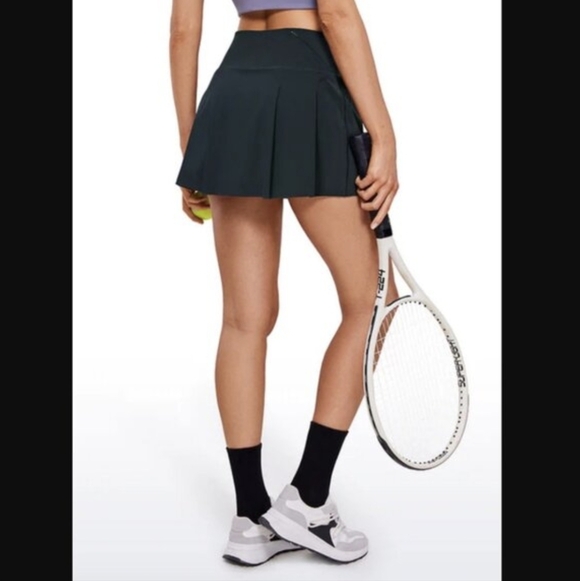 CRZ Yoga Feathery-Fit Soft High Waist Skirt with 3 Pockets 13'' Black (XS) NWT! - Picture 2 of 9